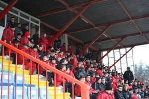 I giovani presenti allo Stadio Luzi