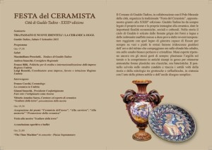 programma festa ceramista